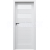 PORTA Doors SET Bezfalcové rámové dvere VERTE HOME C.3 so sklom, Soft CPL Sivá + zárubeň