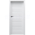 PORTA Doors SET Rámové dvere VERTE HOME H.3 so sklom, Soft CPL Sivá a zárubeň