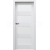 PORTA Doors SET Rámové dvere VERTE HOME L.4 so sklom, Soft CPL Sivá + zárubeň