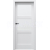 PORTA Doors SET Rámové dvere VERTE HOME N.2 so sklom, Soft CPL Sivá + zárubeň