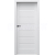 PORTA Doors SET Rámové dvere VERTE HOME J.1 so sklom, Soft CPL Sivá a zárubeň