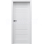 PORTA Doors SET Rámové dvere VERTE HOME J.4 so sklom, Soft CPL Sivá + zárubeň