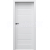 PORTA Doors SET Rámové dvere VERTE HOME J.5 so sklom, Soft CPL Sivá a zárubeň