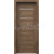 PORTA Doors SET Rámové dvere VERTE PREMIUM E.2 skloMat, 3Dfólia Dub Tmavý Matný a zárubeň