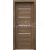 PORTA Doors SET Rámové dvere VERTE PREMIUM E.4 skloMat, 3Dfólia Dub Tmavý Matný a zárubeň