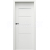 PORTA Doors SET Rámové dvere VERTE PREMIUM E.1 sklo Matné, Soft CPL Biela a zárubeň