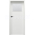 PORTA Doors SET Rámové dvere Porta DECOR M, Soft CPL Biela sklo činčila + zárubňa