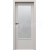 PORTA Doors SET Rámové dvere Porta DECOR D, Soft CPL Kašmír sklo činčila + zárubňa