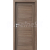 PORTA Doors SET Bezfalcové rámové dvere VERTE HOME D.0 plné,fólia Orech verona 2 + zárubeň