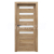 PORTA Doors SET Bezfalcové rámové dvere VERTE HOME D.5 so sklom,fólia Dub Mauvella zárubeň