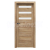 PORTA Doors SET Bezfalcové rámové dvere VERTE HOME D.3 so sklom,fólia Dub Mauvella+zárubeň