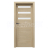 PORTA Doors SET Bezfalcové rámové dvere VERTE HOME D.3 so sklom, fólia Dub matný + zárubeň
