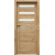 PORTA Doors SET Bezfalcové rám dvere VERTE HOME D.3 so sklom,fólia Dub Craft zlatýazárubeň