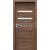PORTA Doors SET Bezfalcové rám. dvere VERTE HOME H.2 so sklom,fólia Orech verona 2azárubeň