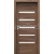 PORTA Doors SET Bezfalcové rám. dvere VERTE HOME H.5 so sklom,fólia Orech verona 2azárubeň