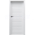 PORTA Doors SET Bezfalcové rámové dvere VERTE HOME H.1 so sklom, Soft CPL Sivá + zárubeň