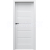PORTA Doors SET Bezfalcové rámové dvere VERTE HOME H.2 so sklom, Soft CPL Sivá + zárubeň