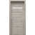 PORTA Doors SET Bezfalcové rám dvere VERTE HOME H.1 so sklom,fólia Agát strieborný,zárubeň