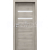 PORTA Doors SET Bezfalcové rám dvere VERTE HOME H.2 so sklom,fólia Agát strieborný,zárubeň