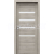 PORTA Doors SET Bezfalcové rám dvere VERTE HOME H.4 so sklom,fólia Agát strieborný,zárubeň