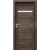 PORTA Doors SET Bezfalcové rámov dvere VERTE HOME H.1 so sklom,fólia Dub šarlátový,zárubeň