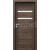 PORTA Doors SET Bezfalcové rámov dvere VERTE HOME H.2 so sklom,fólia Dub šarlátový,zárubeň