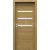 PORTA Doors SET Bezfalcové rámové dvere VERTE HOME H.3 so sklom,fólia Dub prírodný+zárubeň