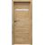 PORTA Doors SET Bezfalcové rám dvere VERTE HOME H.1 so sklom,fólia Dub Craft zlatý,zárubeň