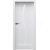 PORTA Doors SET Bezfalcové rámové dvere VERTE HOME E.1 so sklom, Soft CPL Sivá a zárubeň
