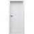 PORTA Doors SET Bezfalcové rámové dvere VERTE HOME E.5 so sklom, Soft CPL Sivá a zárubeň
