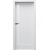 PORTA Doors SET Bezfalcové rámové dvere VERTE HOME M.1 so sklom, Soft CPL Sivá + zárubeň
