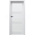 PORTA Doors SET Bezfalcové rámové dvere VERTE HOME N.3 so sklom, Soft CPL Sivá + zárubeň