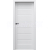 PORTA Doors SET Bezfalcové rámové dvere VERTE HOME J.3 so sklom, Soft CPL Sivá + zárubeň