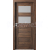 PORTA Doors Set BEZFALCOVÉ dvere VERTE PREMIUM A.2 skloMat, 3Dfólia Dub Šarlátový+zárubeň