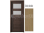 PORTA Doors Set BEZFALCOVÉ dvere VERTE PREMIUM A.2 skloMat, 3Dfólia Dub Prírodný+zárubeň