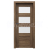 PORTA Doors Set BEZFALCOVÉ dvere VERTE PREMIUM A.3 skloMat,3Dfólia Dub Tmavý Matný,zárubeň
