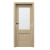 PORTA Doors Set BEZFALCOVÉ dvere VERTE PREMIUM C.1 skloMat, 3D fólia Dub Matný + zárubeň