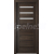 PORTA Doors Set BEZFALCOVÉ dvere VERTE PREMIUM D.3 skloMat, 3Dfólia Dub Tmavý+zárubeň