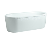 Laufen SOLUTIONS voľne stojaca akrylátová vaňa 180x80cm apanel a konštrukcia, biela