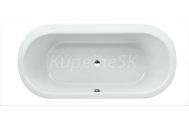 Laufen SOLUTIONS vaňa 190x90cm vstavaná verzia, biela, akrylátová