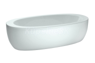 Laufen ALESSI voľne stojaca akrylátová vaňa 203x102cm +hliník.konštrukc.a opláštenie,biela