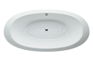 Laufen ALESSI ONE akrylátová vaňa 203x102cm, vstavaná verzia,biela