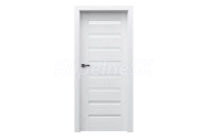 PORTA Doors Set BEZFALC dvere VERTE PREMIUM D.6 skloMat,3Dfólia Borovica Andersena zárubeň