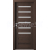 PORTA Doors Set BEZFALCOVÉ dvere VERTE PREMIUM D.6 skloMat, 3Dfólia Dub Havana+zárubeň