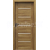 PORTA Doors Set BEZFALCOVÉ dvere VERTE PREMIUM E.5 skloMat, 3Dfólia Agát Medový+zárubeň