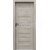 PORTA Doors Set BEZFALCOVÉ dvere VERTE PREMIUM E.1 skloMat,3Dfólia Agát Strieborný,zárubeň