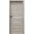 PORTA Doors Set BEZFALCOVÉ dvere VERTE PREMIUM E.4 skloMat,3Dfólia Agát Strieborný+zárubeň