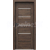 PORTA Doors Set BEZFALCOVÉ dvere VERTE PREMIUM E.4 skloMat, 3Dfólia Dub Šarlátový+zárubeň