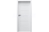 PORTA Doors Set BEZFALC dvere VERTE PREMIUM E.2 skloMat,3Dfólia Borovica Andersena zárubeň