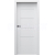 PORTA Doors Set BEZFALCOVÉ dvere VERTE PREMIUM E.1 sklo Matné, Soft CPL Sivá a zárubeň